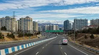 Escaping the City Chaos! A Smooth Drive on Azadegan Under Dreamy Clouds ☁️✨