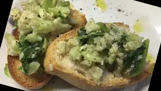 Crostone di cavolfiore