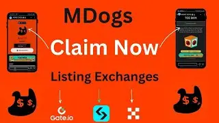 Money Dogs Live Withdraw || MDogs Claim Now || Moneydogs Listing Big Exchanges