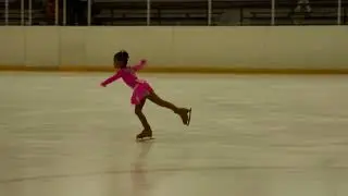 Émilie SUN 1er compétition patinage artistique