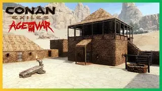 Conan Exiles - Building a Starter Base (PVE) - Speed ​​Build