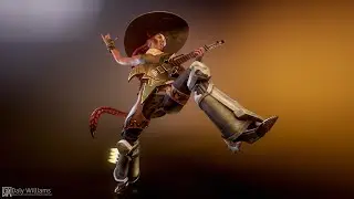 Copperplate - 3D Character Render
