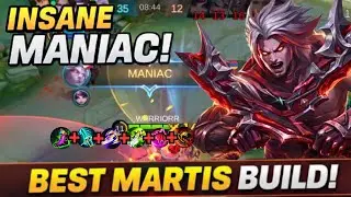 MARTIS INSANE MANIAC! KILL IN RANKED GAMEPLAY MOBA LEGENDS 