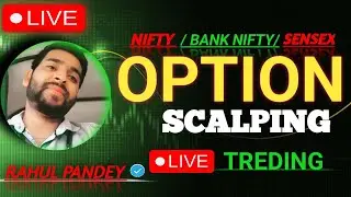 option selling with  hedzing / option trading / live nifty / rahul pandey