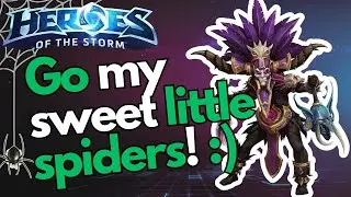 Big spider infestation in ARAM 😀 | Heroes of the Storm ARAM Nazeebo Spider build game