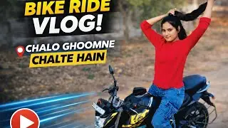 Meri first bike ride 🏍️/  chalo ghumne🥵🥵🥵// aaj mmy ghar vapis aa gyi🥳🥳🥳