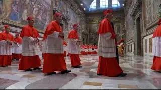 Elector cardinals enter Sistine Chapel before conclave begins | AFP