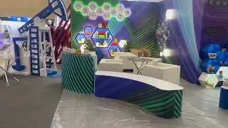 Небольшой обзор стенда с выставки в Москве. Выполнено в мастерской SET-Design
