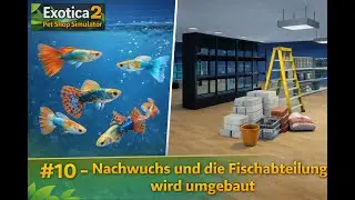 Exotica 2   Pet Shop Simulator   #10  Nachwuchs + Die Fischabteilung wird umgebaut