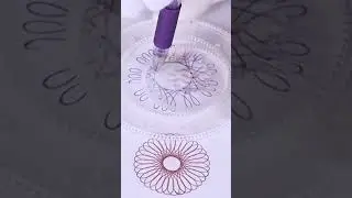 Simple Spirograph design Beautiful #trending #viral #spirograph #shorts