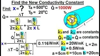 Physics 24A  Heat Conduction Examples (11 of 22) Conductivity Constant=?