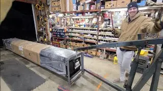 My first CAR LIFT !! APlusLift 4 Post 8k pickup & unloading 