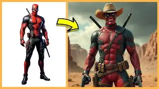 AVENGERS But COWBOY 🔥 All Characters (marvel & DC) 2024 💥