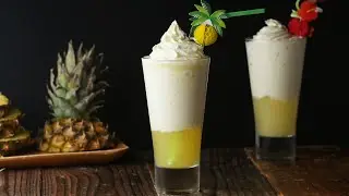 Pineapple Ice Cream Float For A Tropical Staycation &bull; Tasty