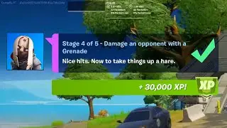 [Easy Method] Damage an opponent with a Grenade Fortnite
