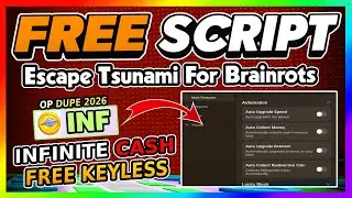 [UPD] Escape Tsunami For Brainrots Script *NO KEY* - AUTO FARM, TELEPORT, DUPE + More!