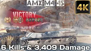 AMX M4 45 Survival Skills in Action on Sand River 4K