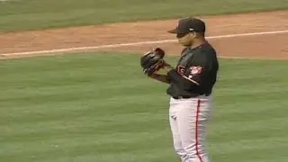 Edwin Escobar picks up his eighth strikeout