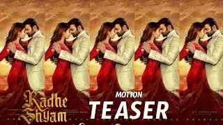 Radheshyam Movie Motion Teaser|Fanmade|Prabhas20|RadhaKrishna|ColourPoster