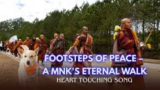 Buddhist Monk Walking 2300 Miles for World Peace | Texas to Washington DC 2026 | Heart Touching Song