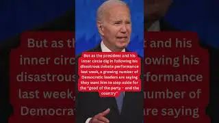 Breaking News: Democrats want Biden to Quit the Race