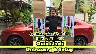 QuickJack Unboxing & DIY setup (Malaysia Edition - BL-7000SLX // Proton Gen2)