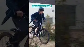 Bro is slipping💀 #trial #bike #fypシ゚viral #catnat