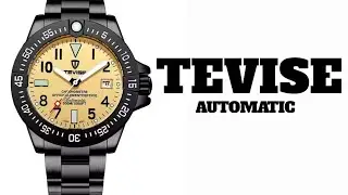 Tevise Automatic, Jam Tangan Murah Mirip Breitling Bisa Manual Winding