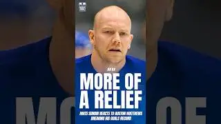 Mats Sundin Reacts to Auston Matthews Becoming the Leafs&rsquo; All Time Goal Leader #shorts