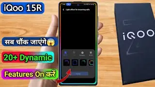 iqoo 15r dynamic effects, iqoo 15r animation settings