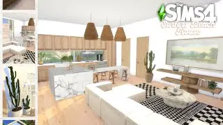 SURFERS DREAM BEACH HOUSE 🏝️The Sims 4 Island Living: Tangled flat renovation || CC Speed Build
