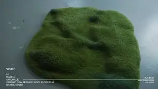 MOSS rug sculpture - ALab.Studio