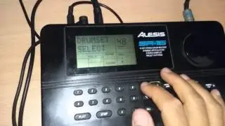 Alesis sr 16 drum machine tutorial em português