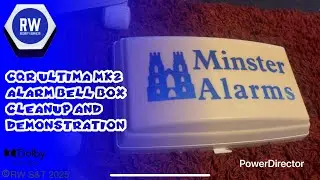 CQR Ultima MK2 Alarm Bell Box Cleanup and Demonstration