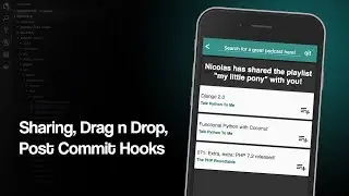 Sharing, Drag'n'Drop, Post-Commit Hooks