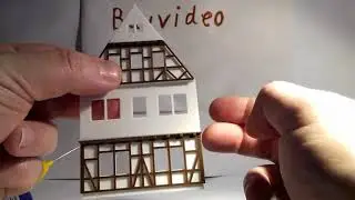Meine Modellbahn Teil 395 ( Bauvideo Vollmer 43728 Brennendes Haus )