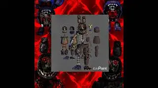 My ignited Bonnie (different version) #fnafspeededit #bonniedits #fnaf