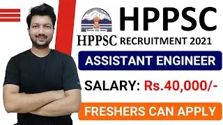 HPPSC Recruitment 2021 | Assistant Engineer Posts | Latest Job Recruitment 2021