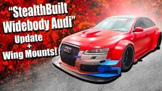 Audi Widebody Build &ndash; Part 11: New Rear Bumper, Custom Spoiler Mount & Machining Mayhem