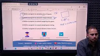 python live coding ( user input in python )