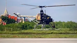 Hirobo Schweizer 300 EP test flight by Ake Harlam