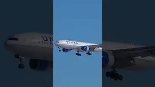 United 777-200 Landing in Denver