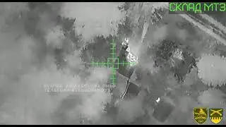 Ukraine war footage, Night Vision Drones Help Ukrainian Forces Take Out Russian Commander,
