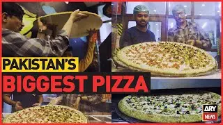 Pakistan's 'BIGGEST PIZZA' in KARACHI | Food vlog