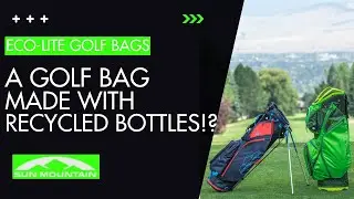 Eco-Lite Golf Bag, Made With Recycled Plastic Bottles ♻️ By Sun Mountain Sports