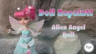 Doll Repaint! Alien Angel Doll OOAK