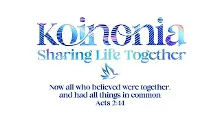 ✨The Year of ... Koinonia | January 4 | Live Sunday Morning Worship | Anthony Walker