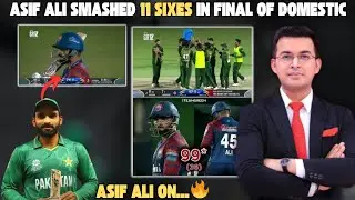Asif Ali Becomes A Hero For Punjab Police | Asif Ali Smashed 99 Runs on 35 Balls In Domestic Final
