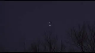 Jupiter Saturn Conjunction seen in India - 21 December 2020 - Time Lapse video