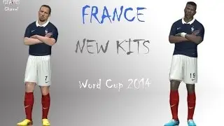 France New Kits Home WORLD CUP 2014 HD - Pes 2014